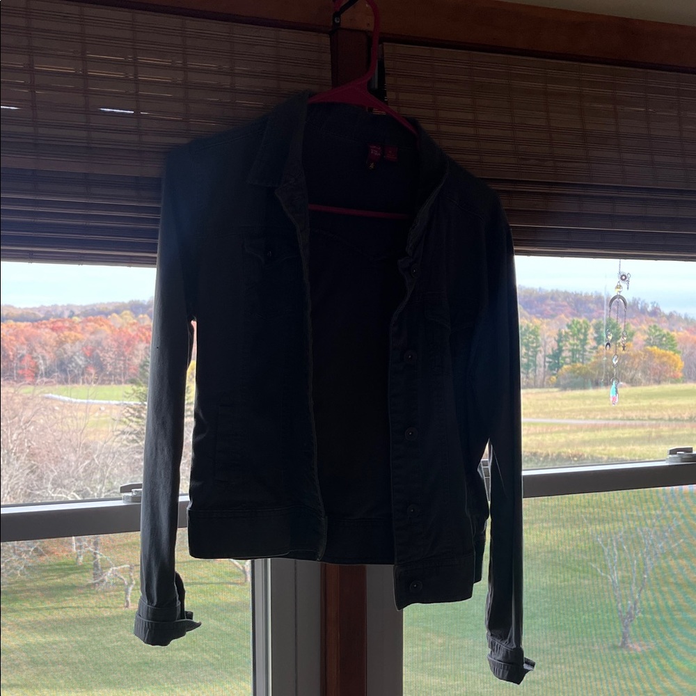 SO Women's dark gray Jean Jacket
